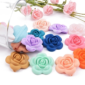 Розовые силиконовые бусины, DIY уход за ожерельем