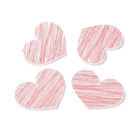 Acrylic Pendants, Red Heart