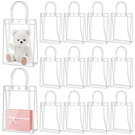 70шт. ПВХ подарочные сумки, сумки с ручками, прямоугольник с застежками-кнопками