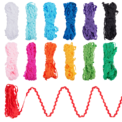 65m 13 цветная полиэстеровая волнистая лента, аксессуары для одежды