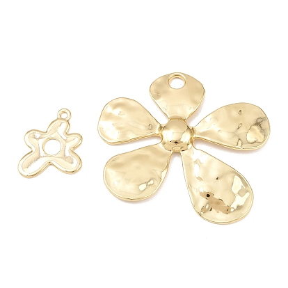 Большие сплавочные подвески, цветок, стойки покрытие, без кадмия и без свинца