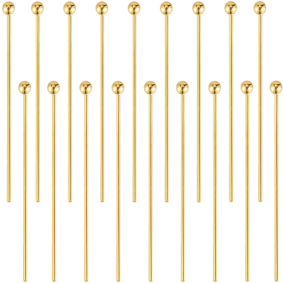 30 шт. 925 булавки с шарообразной головкой из стерлингового серебра