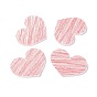Acrylic Pendants, Red Heart