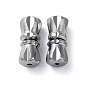 Rack Plating Brass Screw Clasps, Long-Lasting Plated, Lead Free & Cadmium Free