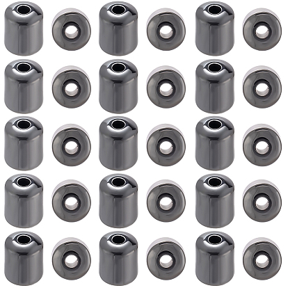 150шт. немагнитные синтетические гематитовые бусины, колонка