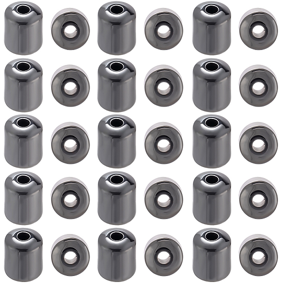 150шт. немагнитные синтетические гематитовые бусины, колонка