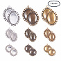 DIY Pendant Making, with Alloy Pendant Cabochon Settings and Glass Cabochons