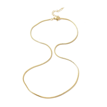 Brass Wheat Chain Necklace, Long-Lasting Plated, Lead Free & Cadmium Free