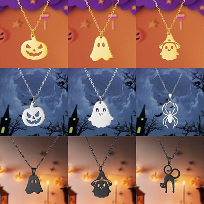 Хэллоуин 304 подвески из нержавеющей стали с лазерной резкой