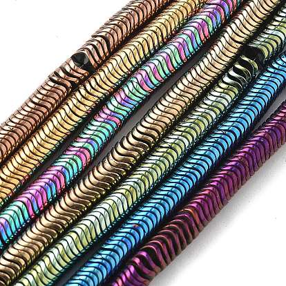 Гальванические нити из синтетических немагнитных гематитовых бусин, волнистый диск