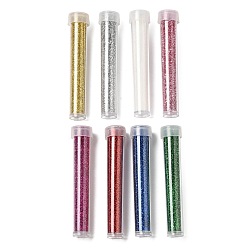 Plastic Glitter Powder Fillers, UV Resin Filler, Epoxy Resin Mold Filling Material, for DIY Resin Craft Making