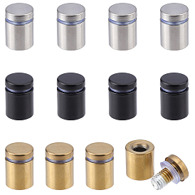 201 Stainless Steel Screws Set, with Silicone Rings, Acrylic Plate Accessories