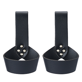 PU Leather Sword Belt Waist Sheath, Costume Medieval Cosplay Accessories