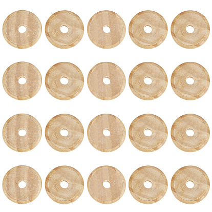 10 шт. принадлежности для рукоделия из дерева, плоско-круглые
