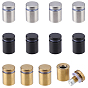 201 Stainless Steel Screws Set, with Silicone Rings, Acrylic Plate Accessories