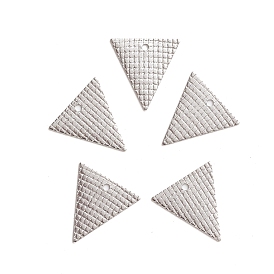 Pendentifs en acier inoxydable, triangle