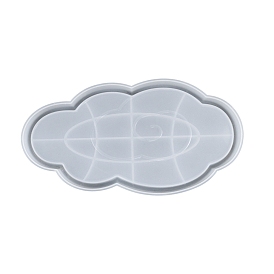 Auspicious Cloud Jewelry Plate DIY Food Grade Silicone Molds, Resin Casting Molds, for UV Resin, Epoxy Resin Craft Making