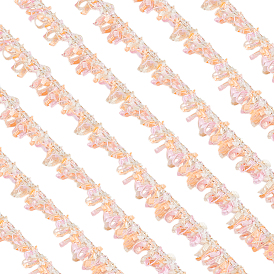 15ярдов полиэстеровой кружевной отделки