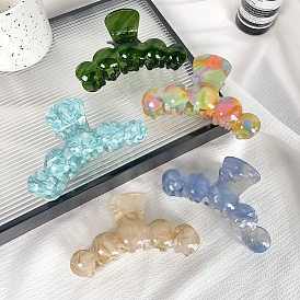 Cellulose Acetate(Resin) Claw Hair Clips, Hair Accessories for Girl Women