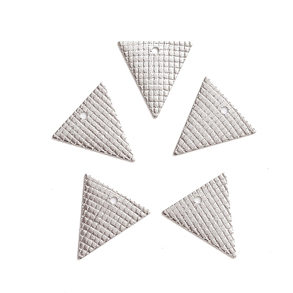 Pendentifs en acier inoxydable, triangle
