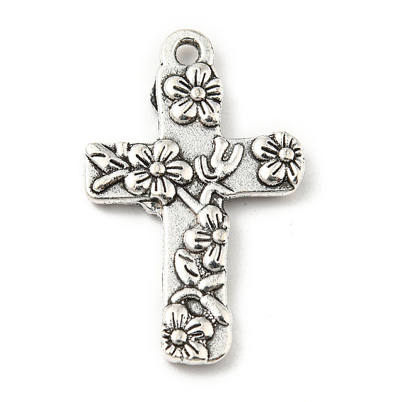 Tibetan Style Alloy Pendants, Cross