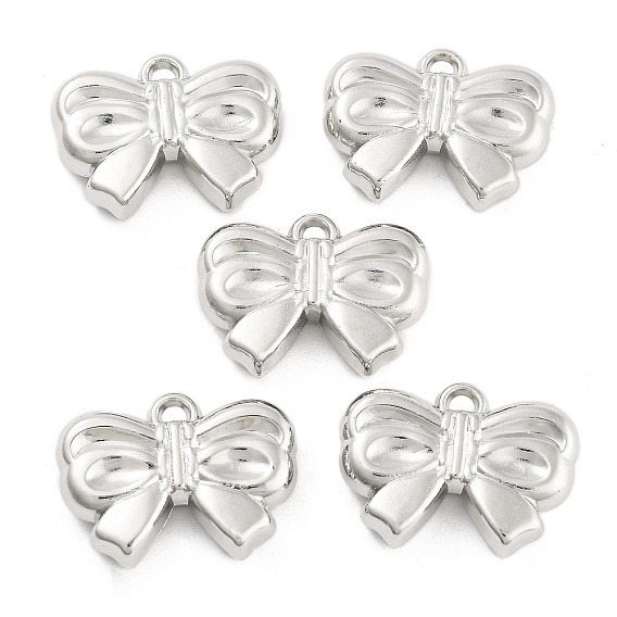 CCB Plastic Pendants, Bowknot