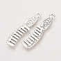 Pendentifs en alliage de style tibétain, peigne, sans cadmium et sans plomb