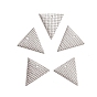 Pendentifs en acier inoxydable, triangle