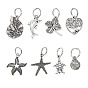 Tibetan Style Alloy Pendants, Mixed Shapes