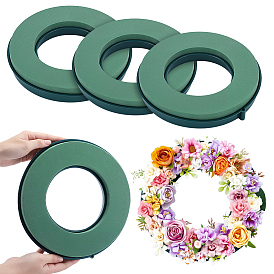 5шт. кольцо из пенополимерной смолы для грязезащитного блока, принадлежности для создания искусственных цветочных композиций, с пластиковой основой