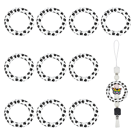 10 шт. подвески из пищевого экологически чистого силикона, кольцо