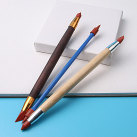 Ручка для лепки из силиконовой полимерной глины, Ручка для резьбы по металлу и дереву для поделок из глины