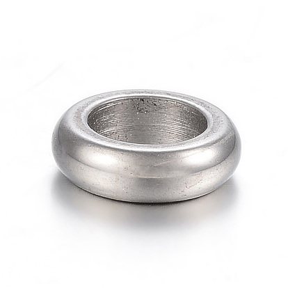 304 из нержавеющей стали разделительные бусины, плоско-круглые