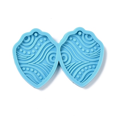 DIY Pendant Silicone Molds, for Earring Making, Resin Casting Molds, For UV Resin, Epoxy Resin Jewelry Making