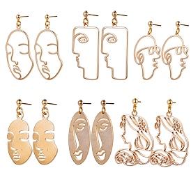 Fabrication de boucles d'oreilles SunnyClue DIY, avec des pendentifs en laiton, conclusions de boucle d'oreille en laiton, anneaux ouverts en laiton et boucles d'oreille en laiton