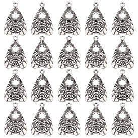 Сплавочные подвески тибетского стиля, шарм планшета говорящей доски со всевидящим оком