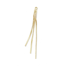 Brass Serpentine Chains Tassel Big Pendants