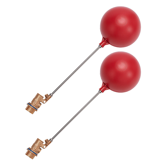 Открывающиеся латунные подвески, Наполняемый елочный шар из АБС-пластика, с стержнем из нержавеющей стали, круглые