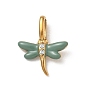 304 подвески из нержавеющей стали, стрекоза, с эмалью и горный хрусталь