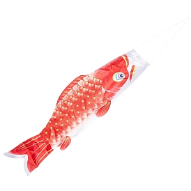 Japanese Carp Windsock Streamer Fish Flag, Home Outdoors Hanging Decoration