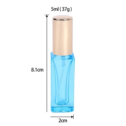 Refillable Glass Spray Empty Bottles, with Fine Mist Sprayer & Dust Cap, for Perfume, Essential Oil