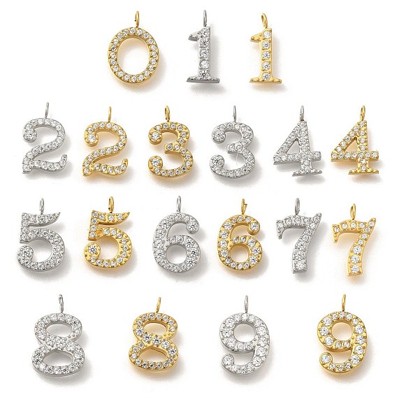 Ионное покрытие (ip) 304 подвески из нержавеющей стали с микропаве из кубического циркония, числовые прелести