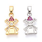 Латунные микро проложить кубического циркония подвески, без кадмия и без свинца, ветряная мельница