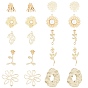 Alloy Pendants, Leaf & Flower
