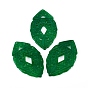 Natural Dyed Jade Big Pendants, Leaf