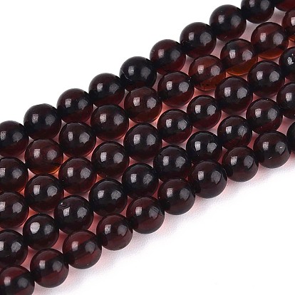 Янтарные шарики нити, круглые