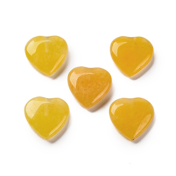 Шарики нефрита природного топаза, половине просверлил, сердце