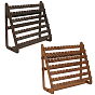 2 сумки 2 цвета 7 многоярусные деревянные подставки для сережек, деревянный многослойный органайзер для сережек