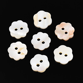 Кнопки пресноводных оболочки, 2-луночное, цветок