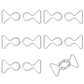 6 пары застежек из цинкового сплава, без кадмия и без свинца, 8 форму